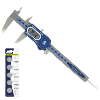 £46.50 • Buy Moore And Wright 150mm/6  Digital Caliper MW110-15DBL - FREE CR2032 Battery Pack