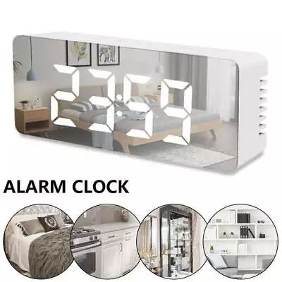 GameMantra Digital Clock LED Display Desk Table Temperature Alarm Time Modern... • $23.90