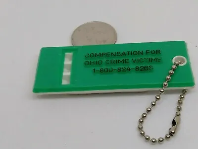 Vintage Compensation For Ohio Crime Victims Whistle Keychain  • $3.25