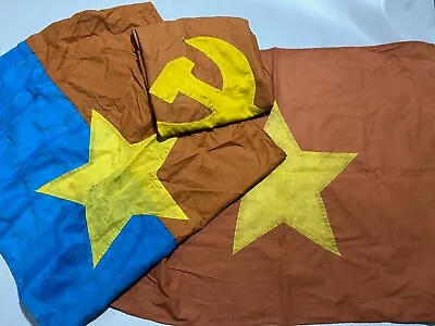 FLAG  THe NLF  COMMUNISTS Hammer And Sickle  VC Vietcong NORTH VIETNAM  Y • $49