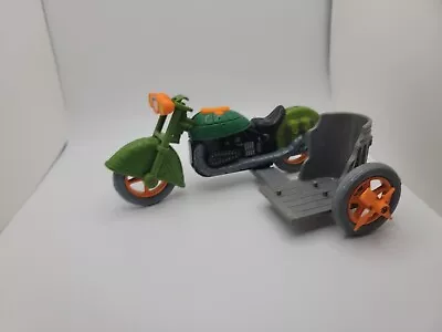 Vintage TMNT 1989 Teenage Mutant Ninja Turtles Sewer Cycle Motorcycle Sidecar • $9.99