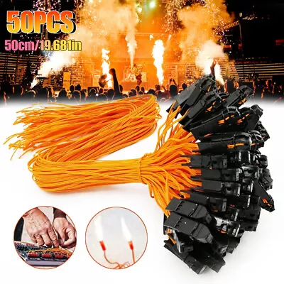 50pcs/lot 19.68in Electric Connecting Wire For Fireworks Firing System Igniter • $22.41