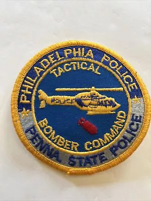 Philadelphia Police  (Pennsylvania)  TACTICAL BOMBER COMMAND PATCH Bomb • $9.99