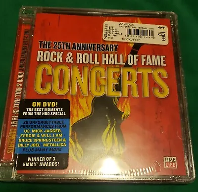 DVD Rock & Roll Hall Of Fame Concerts 25th Anniversary Metallica U2 + New Sealed • $8.99