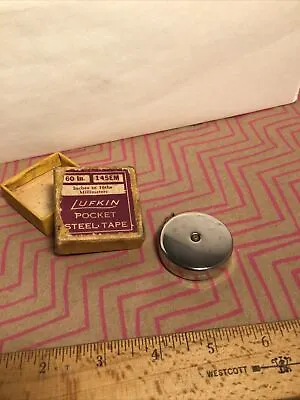 Vintage Lufkin Measuring Tape With Original Box • $12