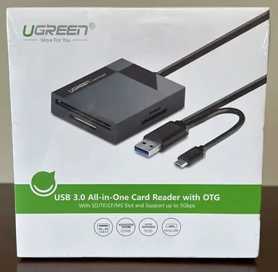 U Green USB 3.0 All In One Card Reader With OTG New In Box • $10