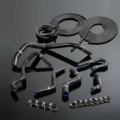 $55.78 • Buy Silicone Hose + Vacuum Hose Fit For 92-00 Honda Civic EK EG EX SOHC D15 D16 93