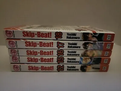 $43 • Buy Skip Beat Manga Lot By YOSHIKI NAKAMURA VOLUMES 12, 15-18