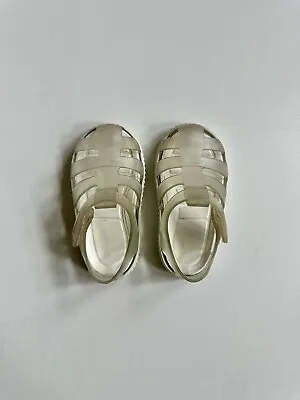 Igor Nico White Jelly Sandals Size EU21 /UK4.5 • £7.99