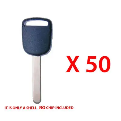 Key Shell Case Compatible With Honda Uncut Blade Non Chip HO01-SVC  (50 Pack) • $80.32