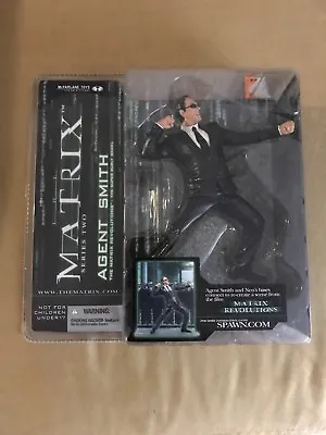 New McFarlane Toys The Matrix Series Two Agent Smith Action Figure NIP 2003 • $35.95