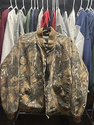 Vintage Mossy Oak Treestand Bomber Jacket • $89.99