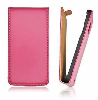 Pouch Case Cover Faux Leather Pink Flip Box LG (E610) L5 • £8.98