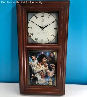 The Bradford Exchange Elvis Presley  For All Time  Wall Clock • $59.99