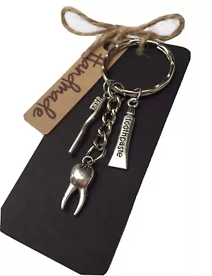 £5.95 • Buy Dentist Dental Nurse Hygienist Keyring / Present/gift * Graduation