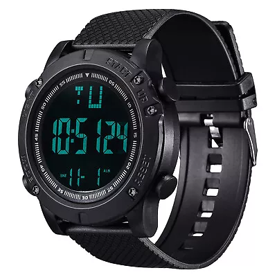 Men Wristwatch Waterproof Digital Sports Watch Military Tactical LED Backlight • $7.43