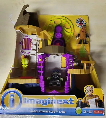 NEW IMAGINEXT Mad Scientist Lab Action Figure Playset Frankenstein Monster DMY61 • $60