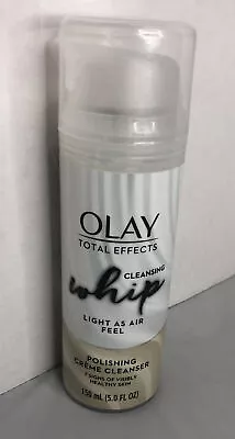 $4.95 • Buy Olay Total Effects Cleansing Whip Polishing Creme Cleanser  5 Fl. Oz.