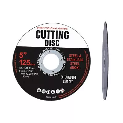 $43.61 • Buy Grinder Disc Cutting Discs 5  125mm Metal Cut Off Wheel Angle Grinder 50PCS