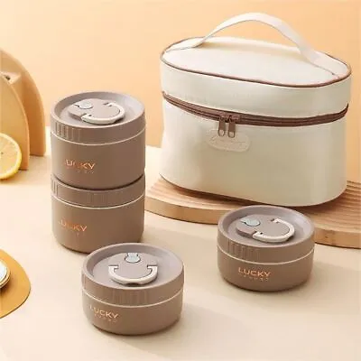 Thermo Thermal Lunch Box Stainless Steel Insulated Bento Box Food Container • $15.89