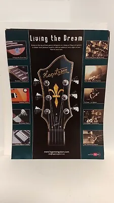 Hagstrom Guitars Super Swede Guitar 2009  11x8.5   - Print Ad.  7 • $6.95