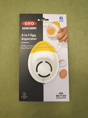 Oxo Egg Yolk-White Separator- Dishwasher Safe - Kitchen Gadget • $4