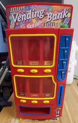 Mars M&M Candy Mini Vending Machine Coin Bank 2004 Twix Skittles Snickers • $19.99