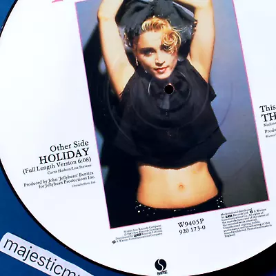 Beautiful Original 1985 Madonna Holiday 12 Inch Vinyl Picture Disc Ex Rare • $99.99