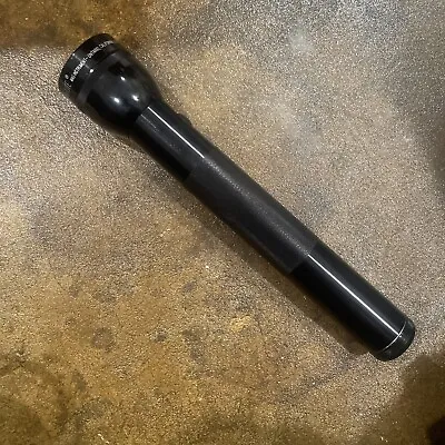 Mag-Lite Flashlight 3 D Cell LED Black Mag Light 12 “ Tested Good Clean Cond • $40