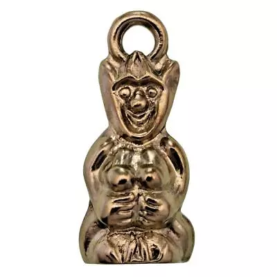 £22 • Buy Vintage Lucky PIXIE Charm BRASS Cornish Pisky Piskie Pixy Pendant Tamper Ref.64