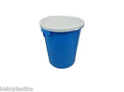£9.99 • Buy Blue 25l Storage Bucket / Nappy Bin With Lid