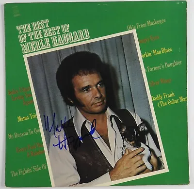 Merle Haggard Signed Autograph Album JSA Record The Best Of  • $329.99