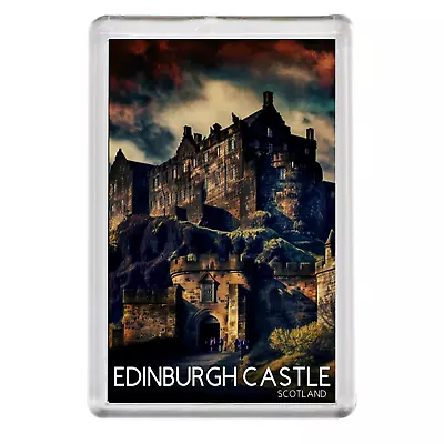 Scotland Edinburgh Castle Souvenir Fridge Magnet #A004 • £2.89