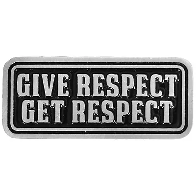 Give Respect  JACKET VEST OUTLAW MC BIKER PIN   • $8.99