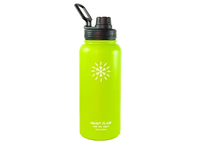 $16.95 • Buy Smart Flask Stainless Steel Vacuum Insulated Water Bottle,Sport LId, 32oz