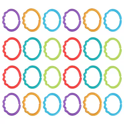 48pcs Baby Links Rings Toys For Stroller Carrier Car Seat Travel - • £16.95