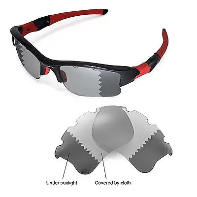 WL Polarized Transition/Photochromic Vented Lenses For Oakley Flak Jacket XLJ • £37.14