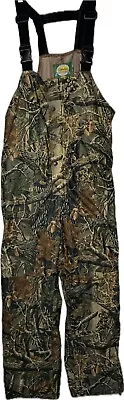 Cabelas Hunting Bib Overalls Mens XL Dry Plus Seclusion 3D Silent Suede Realtree • $47.95