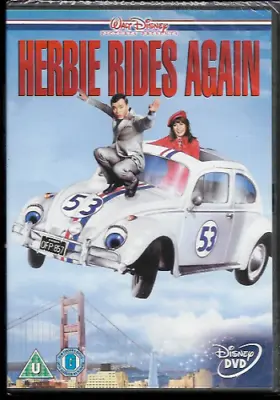 HERBIE RIDES AGAIN WALT DISNEY  R2 DVD Slimcase • £3.25