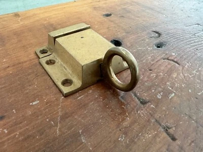 $22.50 • Buy Vintage  Knob Cabinet Door Bolt Lock Latches  Lock With Screws  #1111