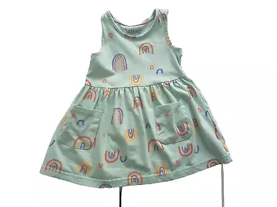 💕   Nutmeg  💕 Girls  Dress Rainbow 12  -  18   Months   💕P1T1 • £1.51