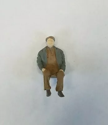 Arttista #1119 - Old Man Sitting - O Scale Figure - Model Trains - NEW • $8.79