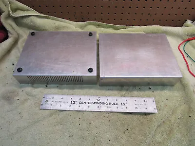 (2) Aluminum Chassis Bases For Tube Amp Project 9x7x2 • $30