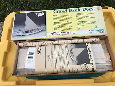 Grand Bank Dory Model Boat Midwest Kit #96 New In Open Box • $44.99