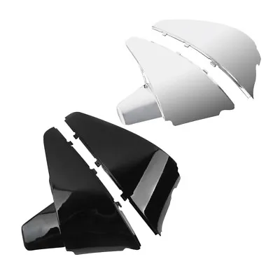 $43 • Buy Chrome/Black Battery Side Covers For Honda Shadow VLX 600 STEED400 1988-1998 89
