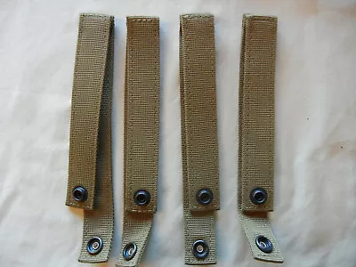 Molle 6  Attachment Straps Lot Of 4 – Tan / Tactical - Bug Out Bag • $9.95