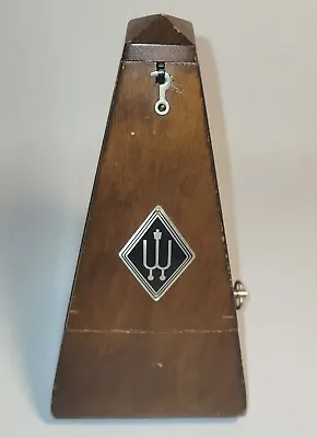 Vintage Wittner Metronome Wind Up Germany Wooden Pyramid Not Working • $34.99