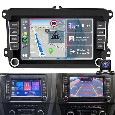 64GB Android 13 Car Stereo Radio GPS Navi CarPlay For VW Golf MK5 /6 Jetta +Cam • $174.99