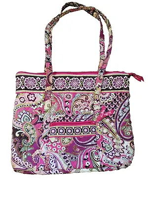 Vera Bradley Very Berry Paisley Tote Bag • $24.98