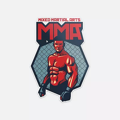 Mixed Martial Arts Fighter Vinyl Sticker Decal • $3.10